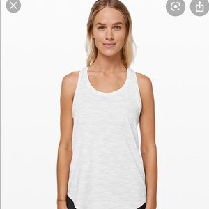 Lululemon Love Tank Pleated Sz 6 Space Dye